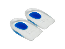 Purastep Silicone Gel Heel Protector Insole Cups for Swelling, Pain Relief, Foot Care Support Cushion for Men and Women - 1 Pair